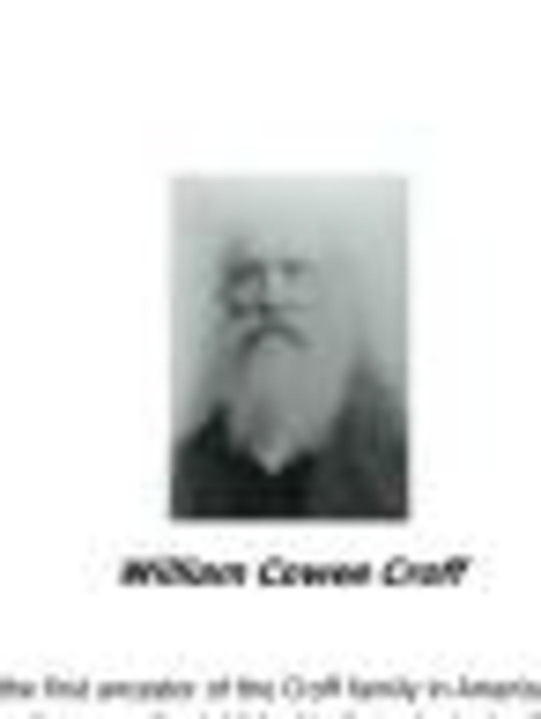 William Cowe Croff (1817 - 1902) Profile